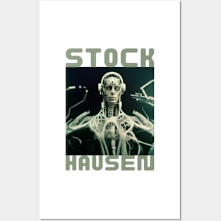 Karlheinz Stockhausen as a Cyborg Posters and Art